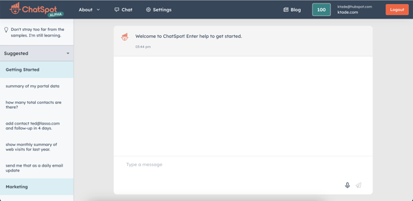 HubSpot AI tools, ChatSpot